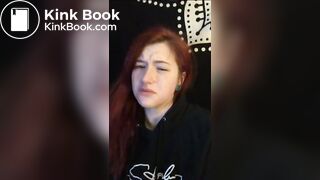 Stupid ginger bitch slapped and spit on