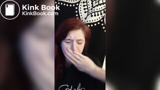 Stupid ginger bitch slapped and spit on