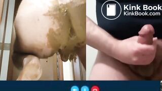 twin screen scat and cumshots