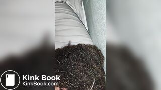 I waken her by urinating on her lovely curly hair