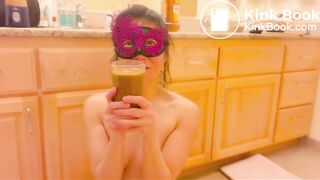 Slave Drinks Shit And Piss Shake