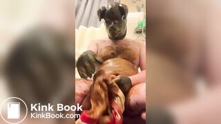 chubby pig dirty dildo session