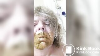 Scat_slut hungry for shit t and thirsty for urine