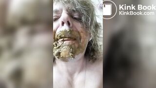 Scat_slut hungry for shit t and thirsty for urine