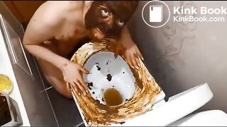 She’s the full package toilet scat lover