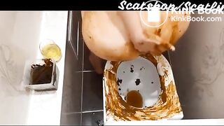 She’s the full package toilet scat lover