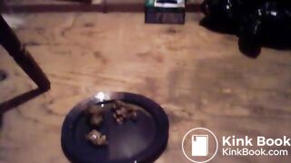 Mom Daughter Boyfriend shit feeding - She begins