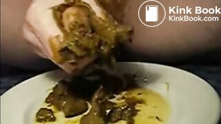 Old Video - Wanking off with Shit