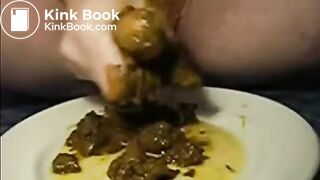 Old Video - Wanking off with Shit