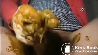 Old Video - Wanking off with Shit