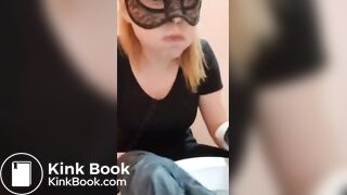 Eating my shit from public toilet