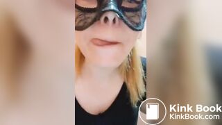 Eating my shit from public toilet