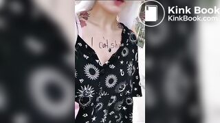 whore picking up dogshit and eats it