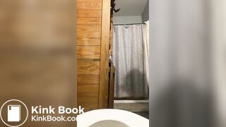 Black man scats on camera