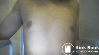 Twink smearing shit on his chest