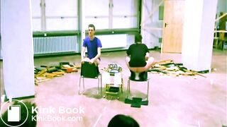 performance art:  guy shits on stage