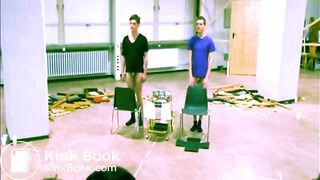 performance art:  guy shits on stage