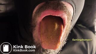 HE CHEWS & SWALLOWS MY SHIT