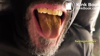 HE CHEWS & SWALLOWS MY SHIT