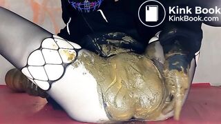 Masked Teen Scat Anal Masturbation