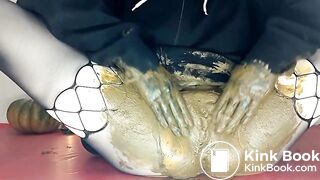 Masked Teen Scat Anal Masturbation