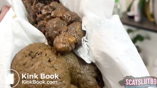 Chubby Trans Babe Clogs the Toilet Again