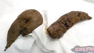 Chubby Trans Babe Clogs the Toilet Again