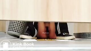 Guy fingering Drunk girl fell asleep while pooping