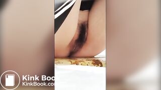 Guy fingering Drunk girl fell asleep while pooping