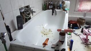 fette perverse Sau allein zu Haus