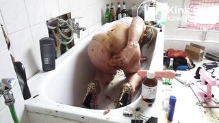 fette perverse Sau allein zu Haus