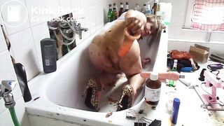 fette perverse Sau allein zu Haus