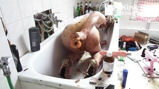 fette perverse Sau allein zu Haus