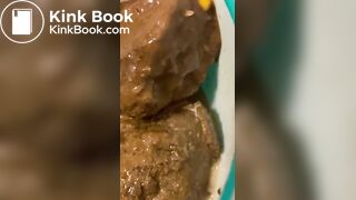 Yummy food for my tummy xxx scat mistress eat shit