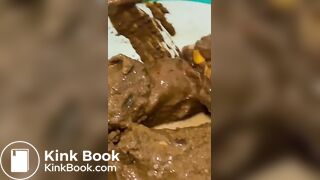 Yummy food for my tummy xxx scat mistress eat shit