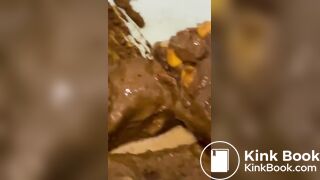 Yummy food for my tummy xxx scat mistress eat shit