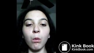 Teen scat porn girl chewing and swallowing shit