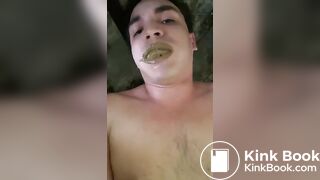 eating another man's shit & drinking his piss