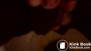 Ebony teen Pussy Play While Shittin