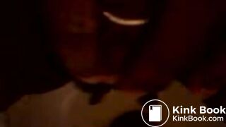 Ebony teen Pussy Play While Shittin