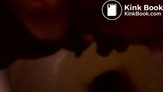 Ebony teen Pussy Play While Shittin