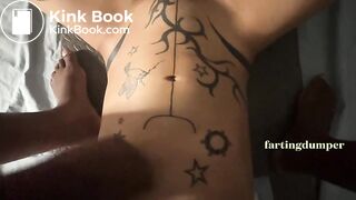 HEAR HIM SUCK OUT MY COLON JUICE