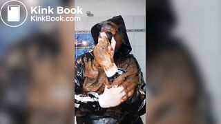 Smoking a pipe while being covered in my own shit