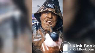 Smoking a pipe while being covered in my own shit