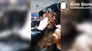 Smoking a pipe while being covered in my own shit