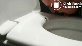 Bimbo Doll Amy being a toilet whore