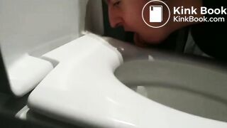 Bimbo Doll Amy being a toilet whore