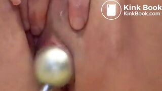 Anal fun with Christmas ornaments!