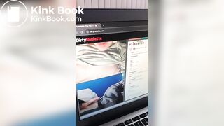 Dumb bitch exposed eating shit on dirtyroulette