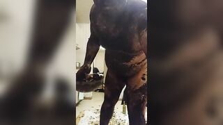 Shit smearing all over me